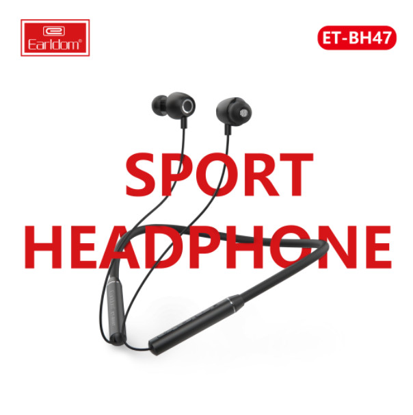 EARLDOM Tai nghe thể thao Bluetooth V5.0 có dây tiện lợi, thời gian sử dụng lâu, bền đẹp CHÍNH HÃNG - Tặng 01 cáp sạc bất kỳ - Hàng Chính Hãng