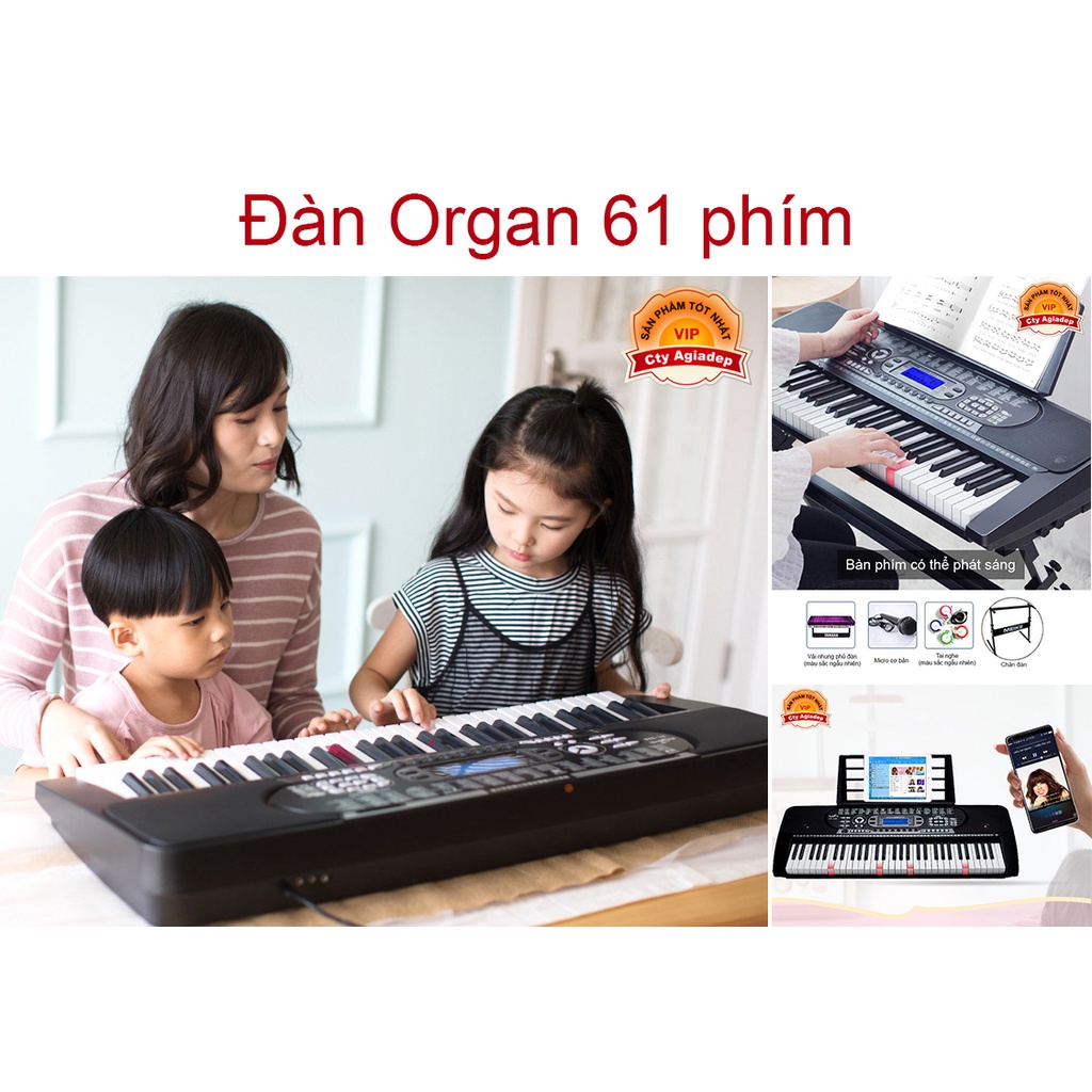 Các loại đàn organ xịn bán chạy cho lớp học đàn chuyên nghiệp 61 phím chuẩn Quốc tế