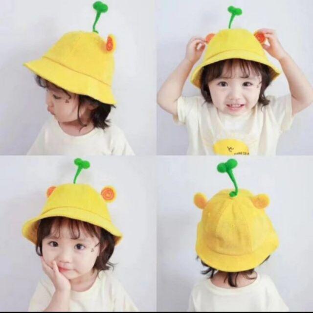 Mũ vành maruko tự chọn - mầm cây tai xoắn Mũ bucket mầm cây tai hình xoẵn ốc