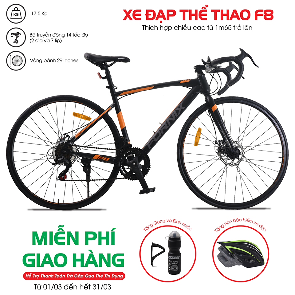 Xe đạp thể thap Fornix F8