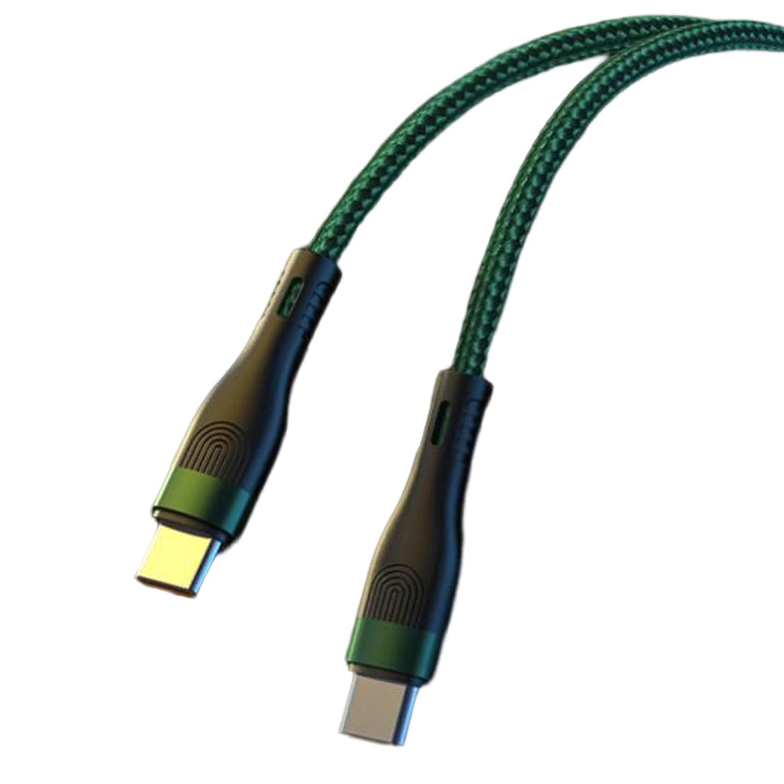 USB Type C Cable, 100W Syncing Cord, TPE Cord Type C to Type C Data Cable for Phones Laptop
