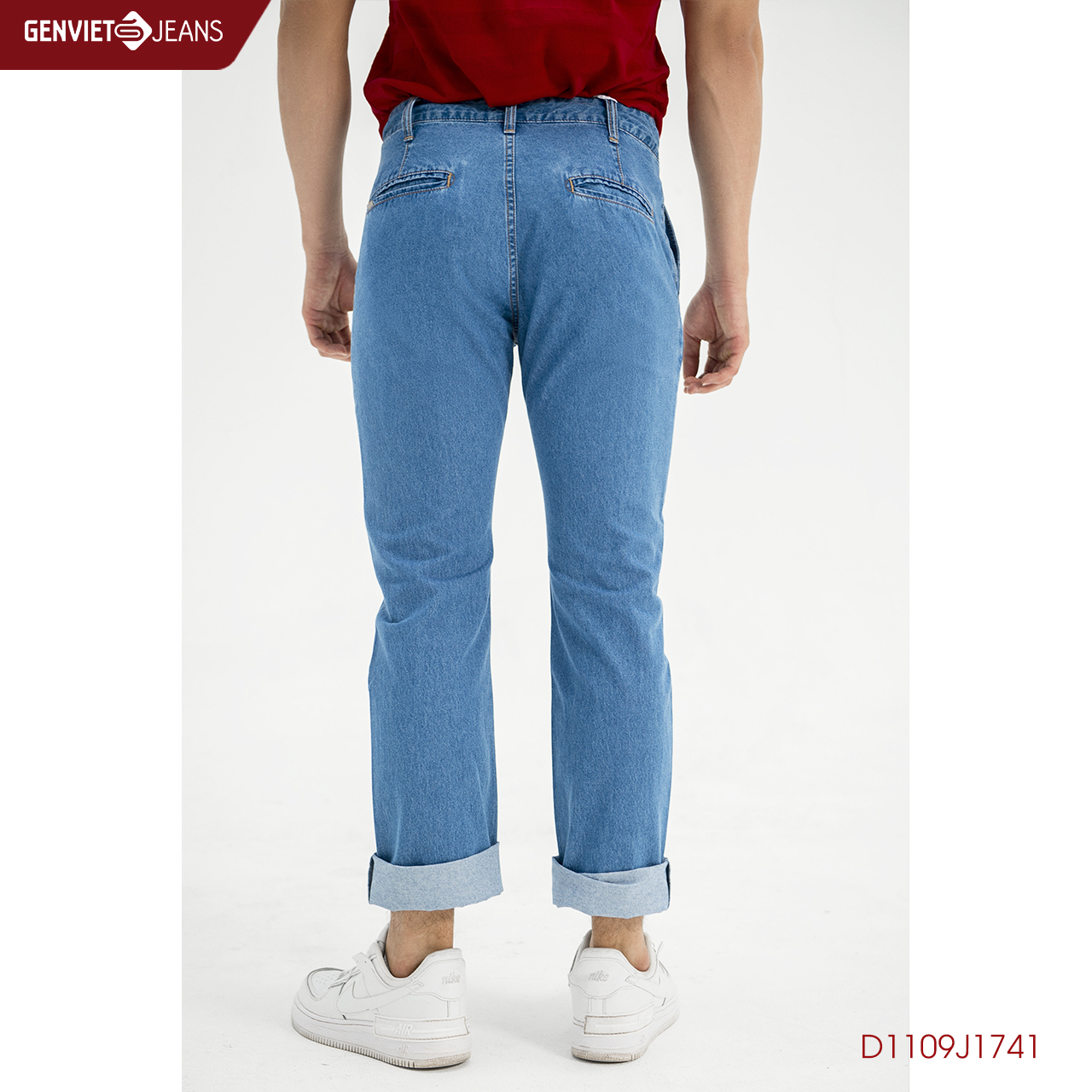 Quần Dài Jeans Nam Form Đứng D1109J1741 GENVIET