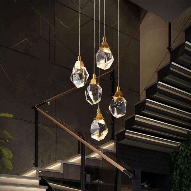 Đèn thả thông tầng,quả đèn thả phale, đèn trần phale trang trí, đèn thông tầng, đèn trang trí, đèn decor HTK027