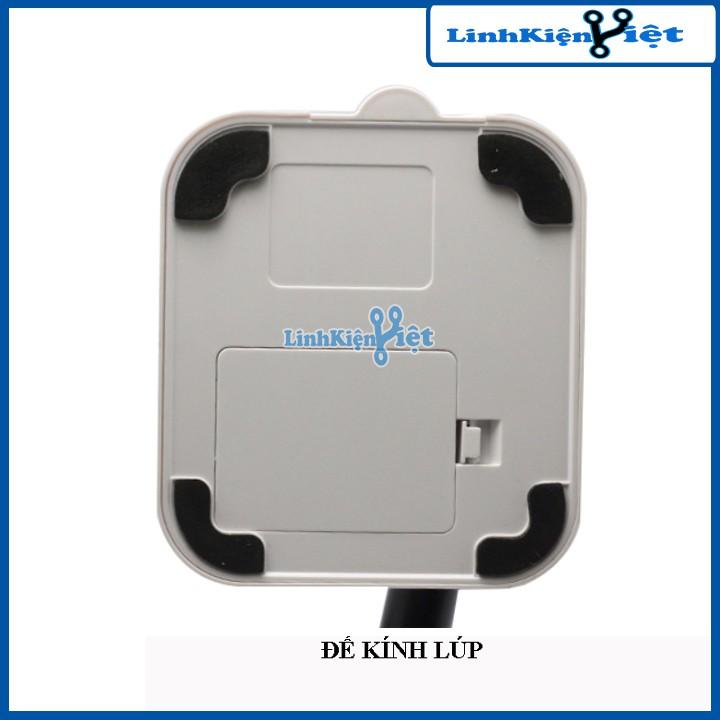 Kính Lúp Đa Năng Tay Kẹp Có Đèn 16129DC 90mm