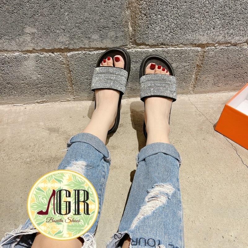 Dép 3 quai đá siêu êm hàng q c cao cấp đế 5 cm