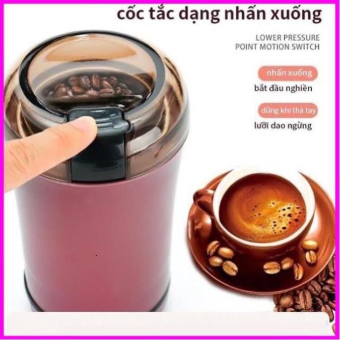 Máy nghiền đồ khô, Máy xay cầm tay mini đa năng tiện lợi, xay các loại hạt, ngũ cốc cafe, gạo nếp siêu tốc siêu mịn