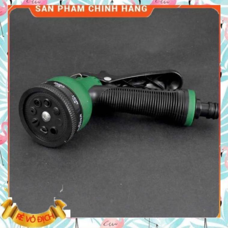 Vòi xịt rửa xe,Vòi phun nước tưới cây tăng áp thông minh 8 chế độ 815621