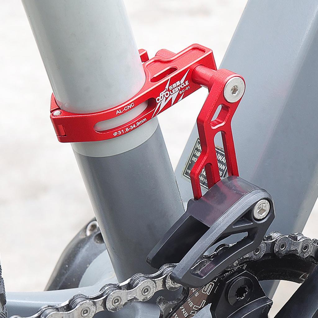 Aluminum Alloy Chain Guide  Bike Single  Part Universal red