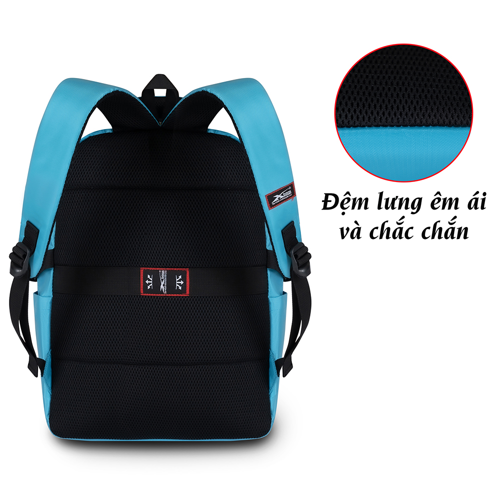 Balo cao cấp nhiều ngăn tiện lợi Xbags Sea Blue Xb 3201