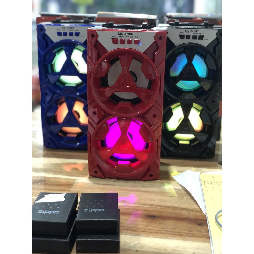 Loa bluetooth MS-278BT loa di động ngoài trời, có FM
