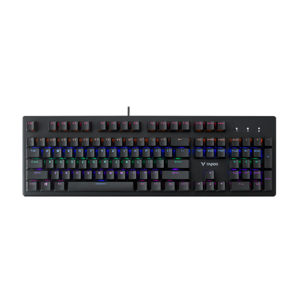 Bàn Phim Cơ Rapoo V510C LED Rainbow - Hàng Chính Hãng
