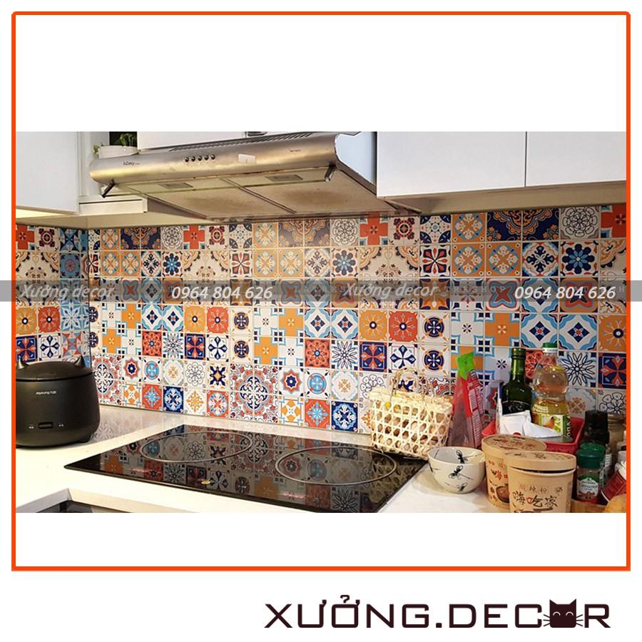 Decal Hoạ tiết, decal trang trí nhiều mẫu dài 2m - Decal gạch bông nguyên tấm loại 1 - 0200
