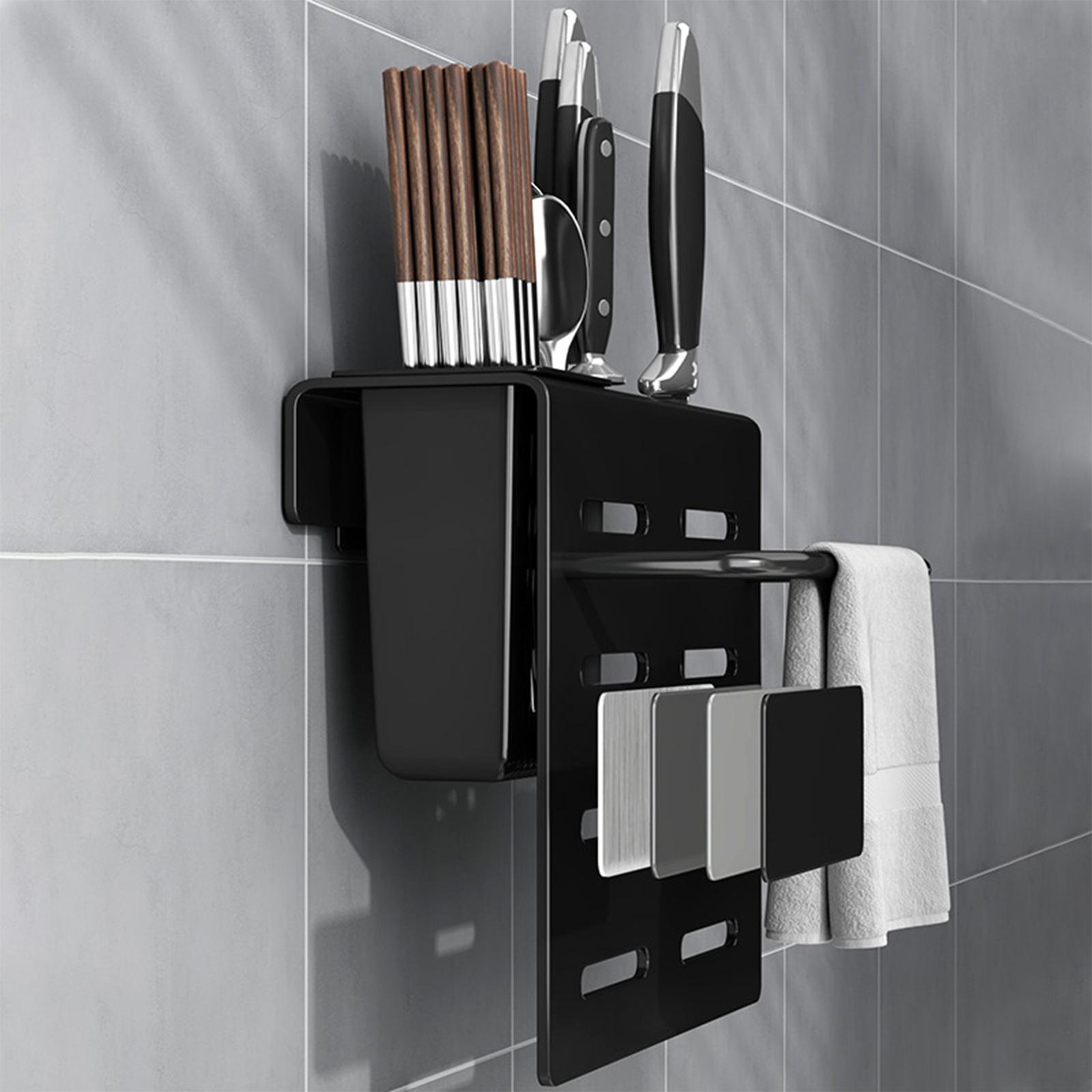 Kitchen Knife Holder Save Space Kitchen Utensil Shelf Knife Stand for Home