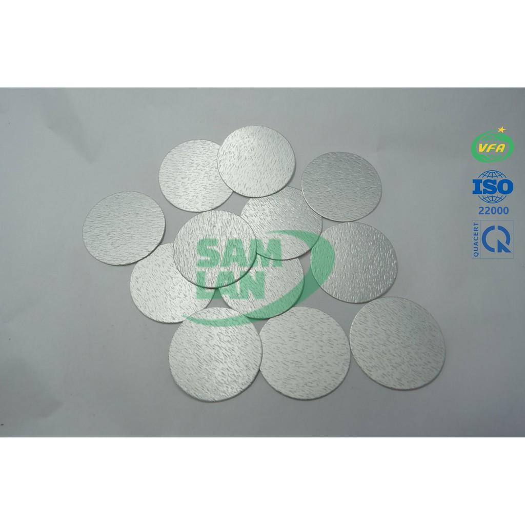 Màng seal nhôm cho hũ thủy tinh 6PS 0.6 - 36.5 mm (1000 chiếc)