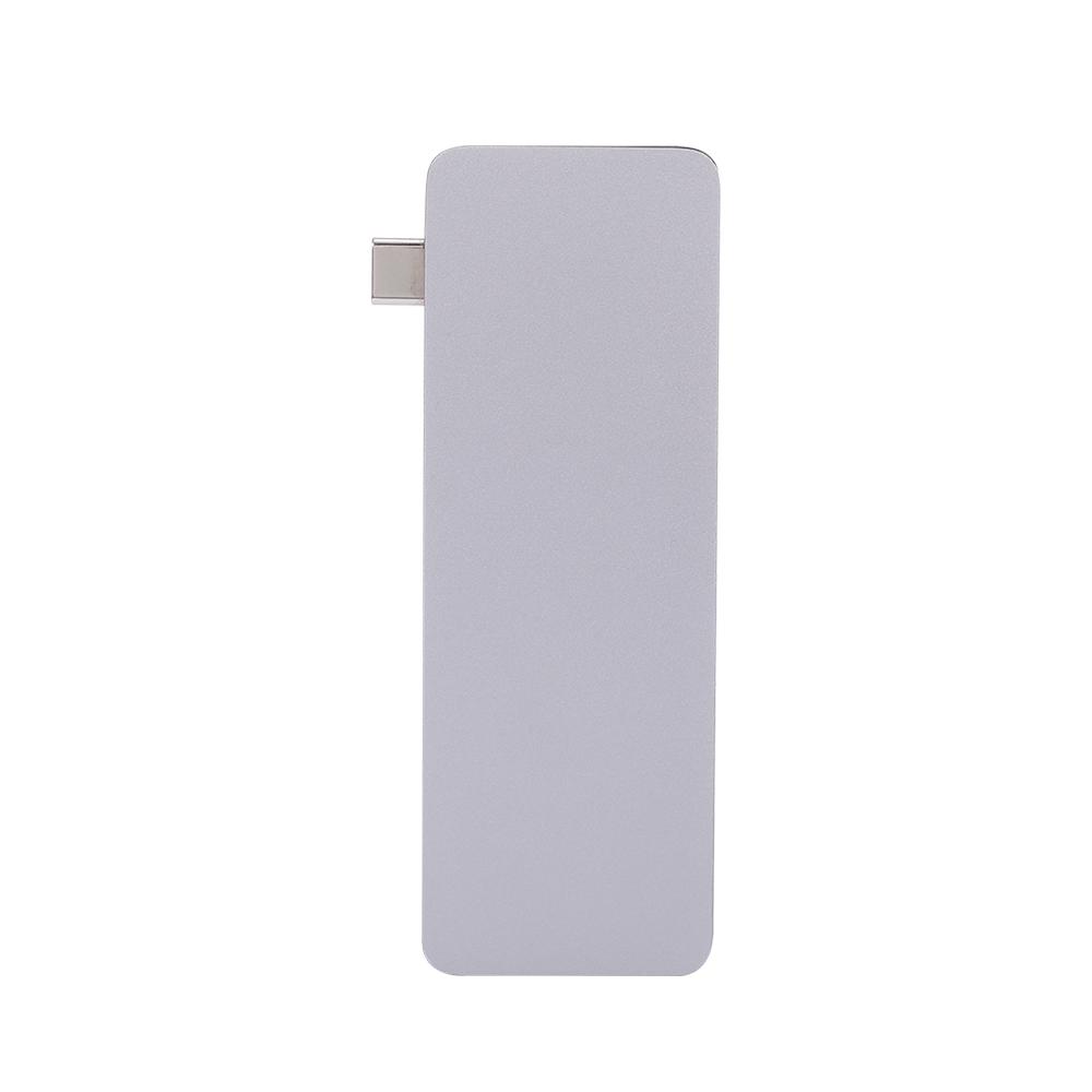 Bộ chuyển đổi 4K HD Đầu đọc thẻ nhớ SD TF Plug & Play 6IN1 HUB