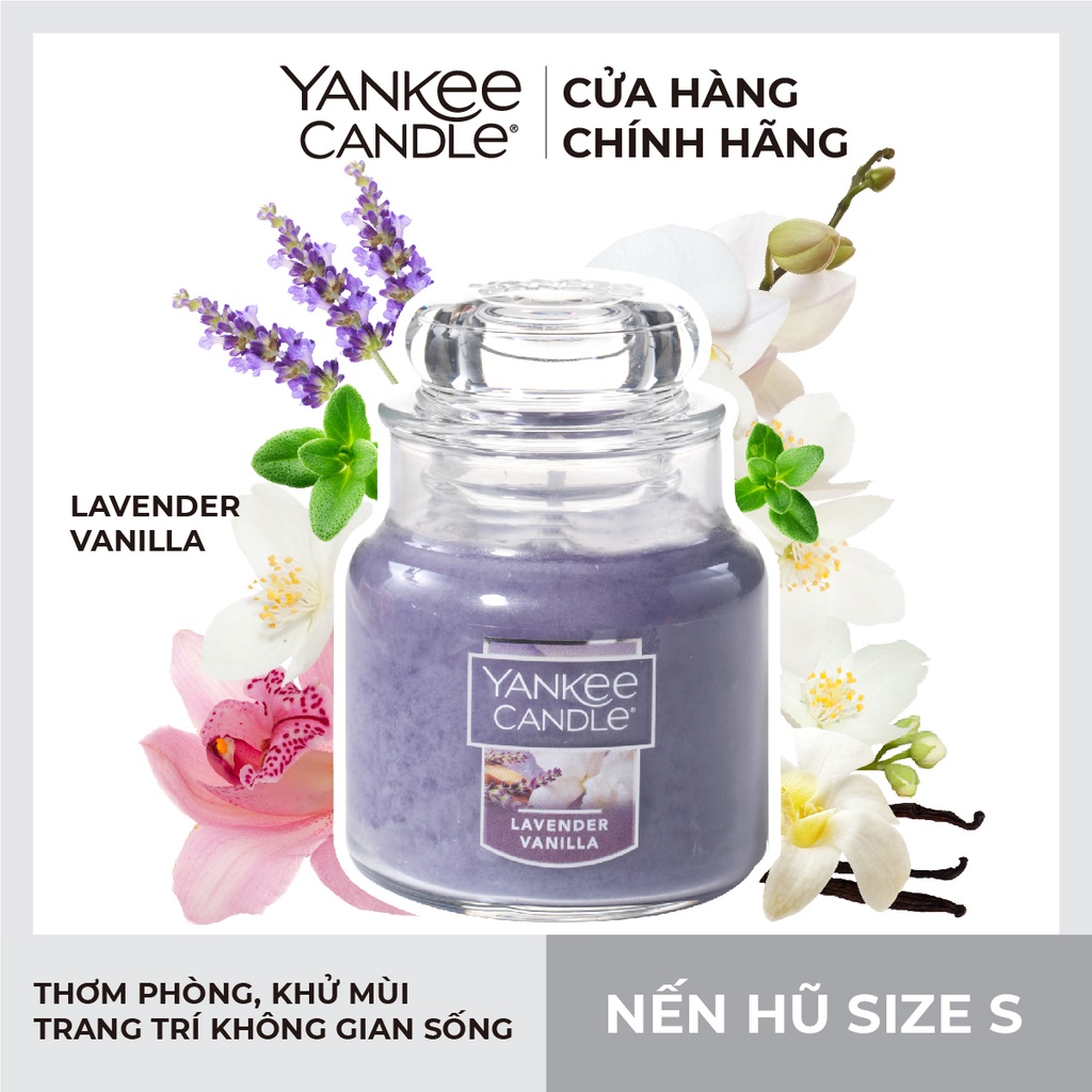 Nến Hũ - Yankee Candle - Lavender Vanilla - Size S