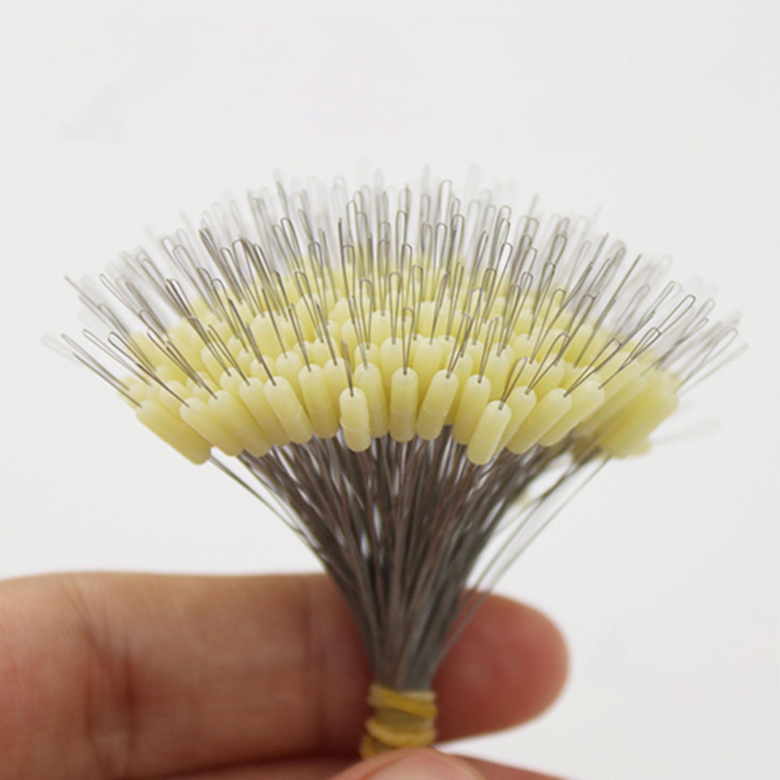 300x Fishing Bobber Stoppers Cylinder Shape Silicone Connector for Rigging