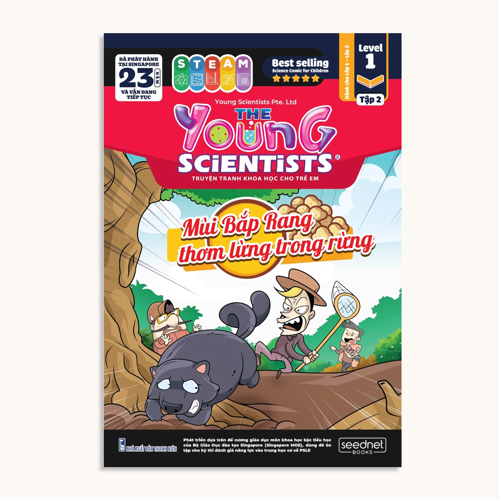 The Young Scientist - Truyện Tranh Khoa Học Cho Trẻ Em - Level 1 - Tập 2: Mùi Bắp Rang Thơm Lừng Trong Rừng
