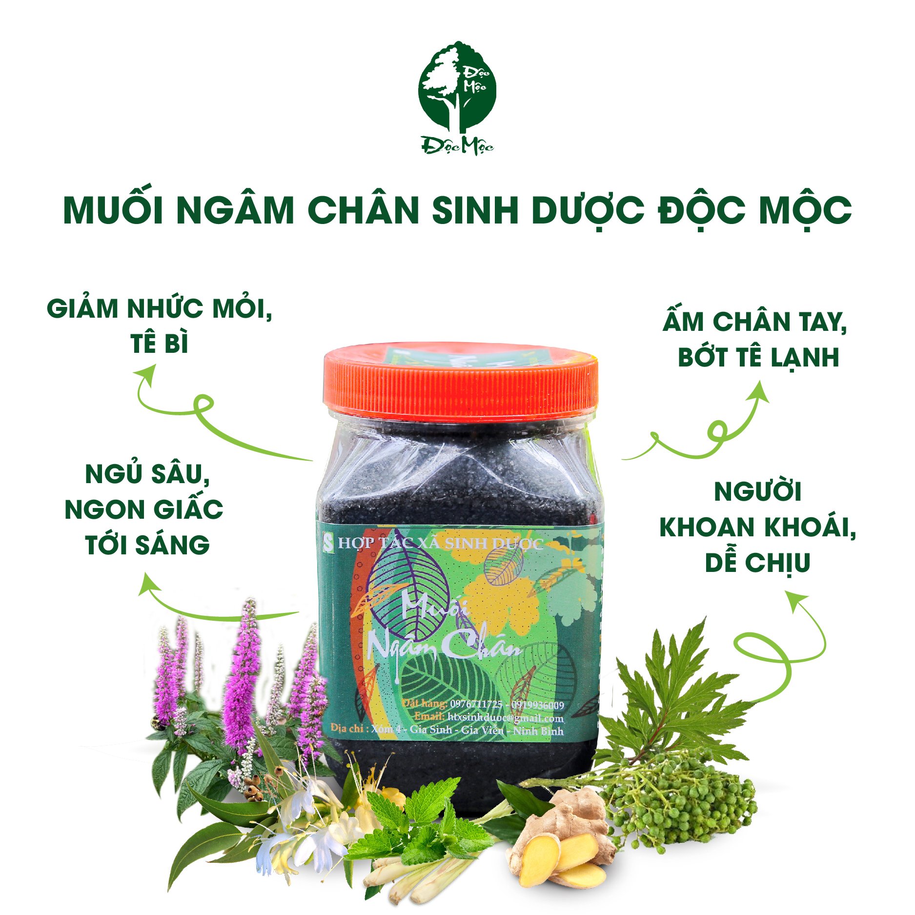 Ba Hộp Muối Ngâm Chân Sinh Dược