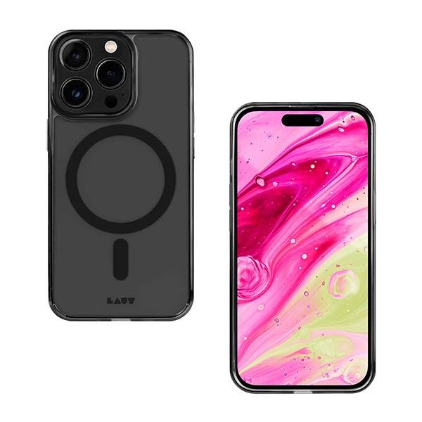 Ốp LAUT Crystal Matter X dành cho iPhone 14 Pro công nghệ chống va đập IMPKT ở độ rơi 6,4m viền Ergo chống trượt Hàng Chính Hãng
