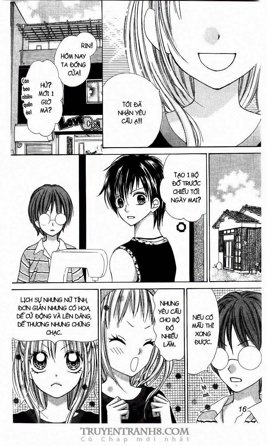 tiệm thời trang, love cotton chapter 7 13