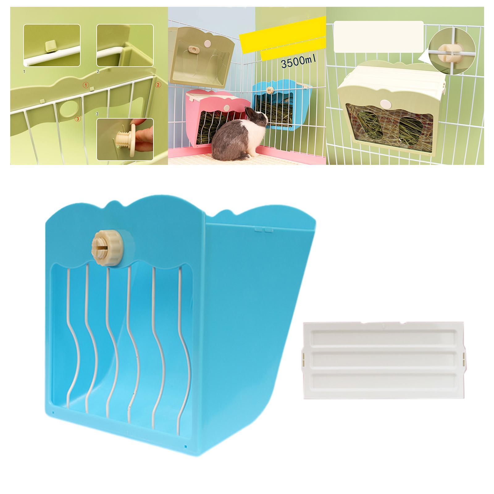Rabbit Hay Feeder Rabbit Feeder Durable Hay Holder Feeding Manger for Bunny Hedgehog Ferret Small Animals Guinea Pig