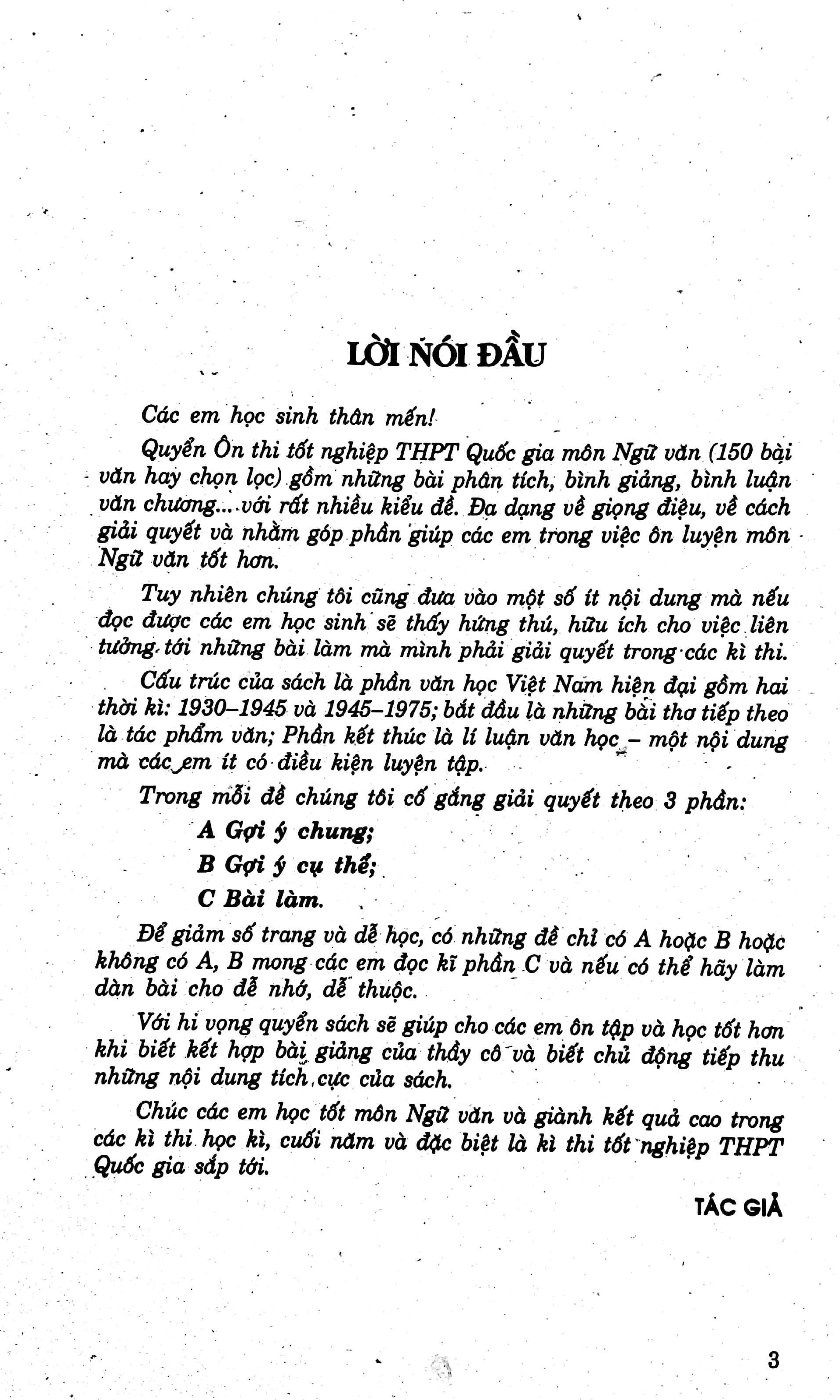 Sách Ôn Tập Thi Tốt Nghiệp Trung Học Phổ Thông Quốc Gia Môn Ngữ Văn