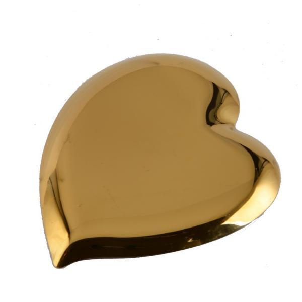 Stainless Steel Tea Fruit Tray Dish Plate Cosmetics Jewelry Organizer Heart