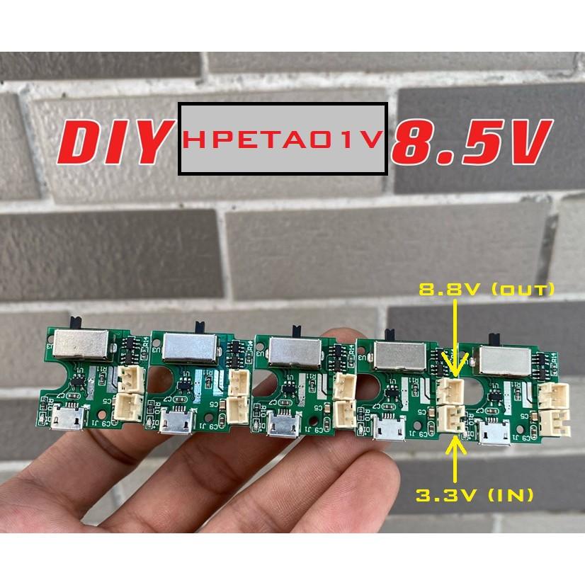 Bộ 5 mạch tăng áp HPETA01V chuyển đổi điện áp 3,7VDC, 5VDC sang 4,5VDC - 6,6VDC - 8,8VDC
