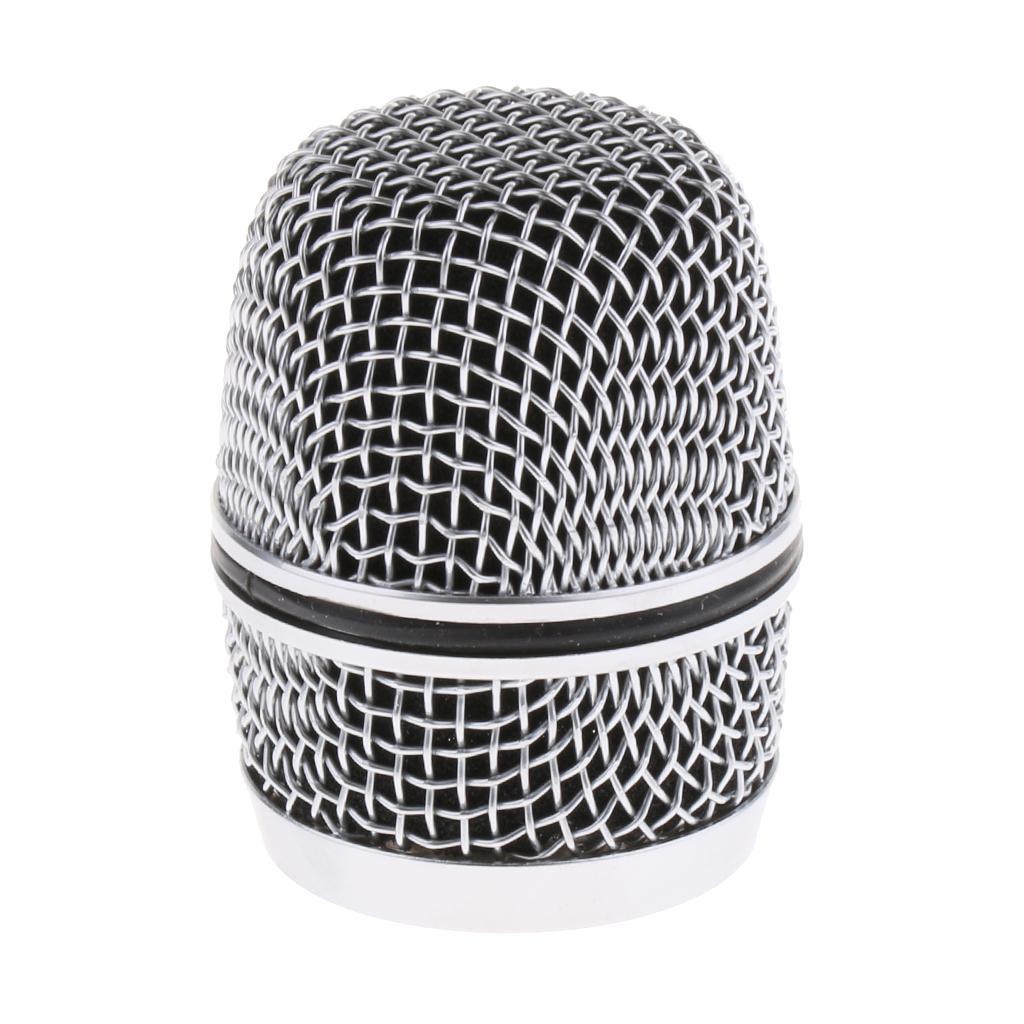Steel Microphone Grill Head Windscreen Head Cover Grille for Mic Parts