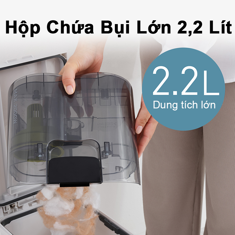 Máy Hút Bụi Dạng Hộp Panasonic MC-CL605KN49 - Công suất 2000W - Công nghệ gió xoáy cực đại - Bộ lọc HEPA hiện đại - Hàng chính hãng