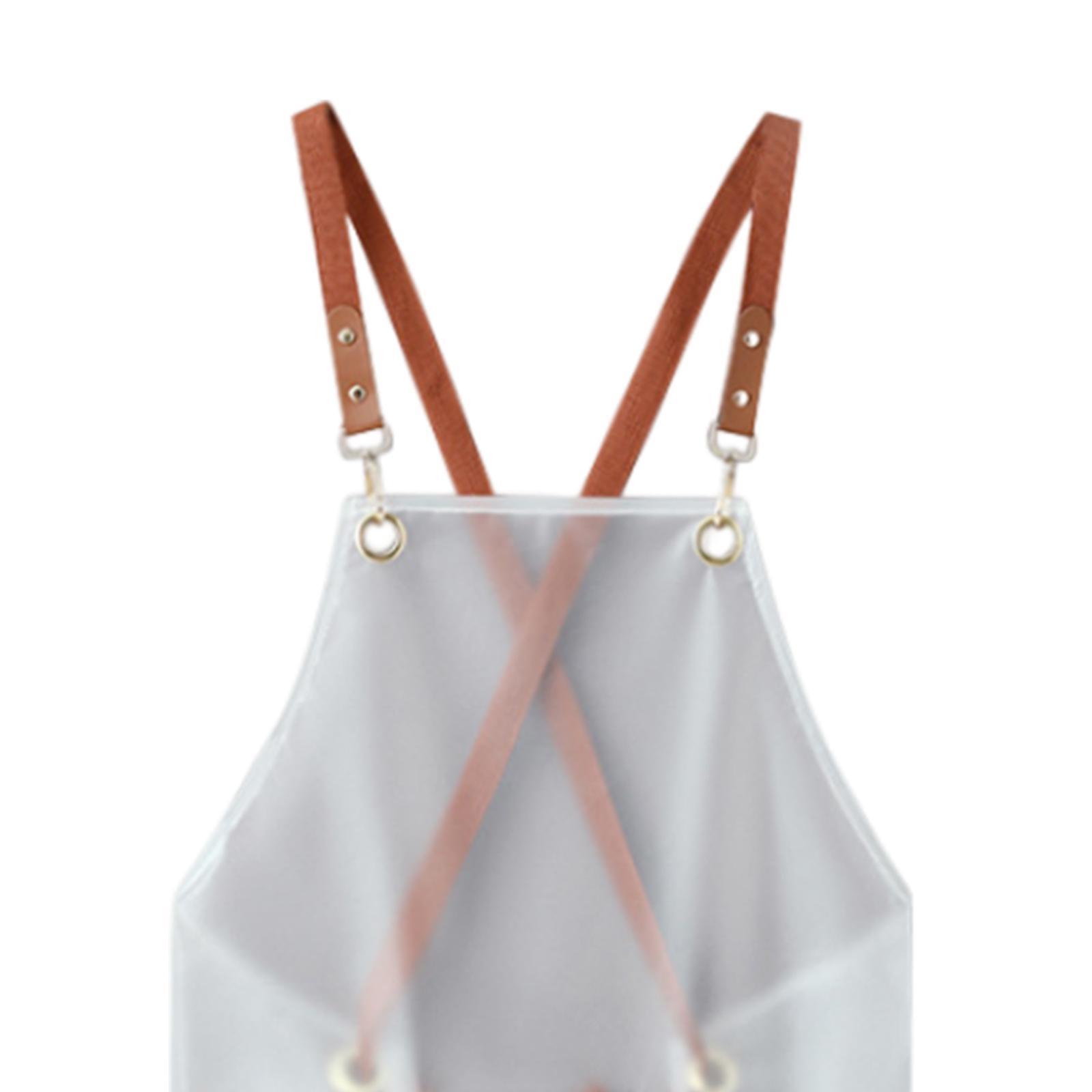 Chef Apron Cooking Apron BBQ Apron Bib Apron Cross Back Durable Baking Apron