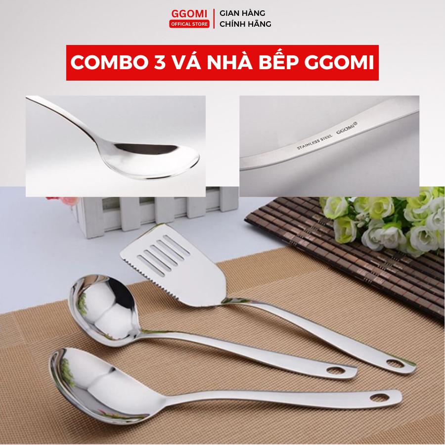 Thìa xào nhỏ inox Ggomi GG467 bằng thép không gỉ an toàn sức khỏe