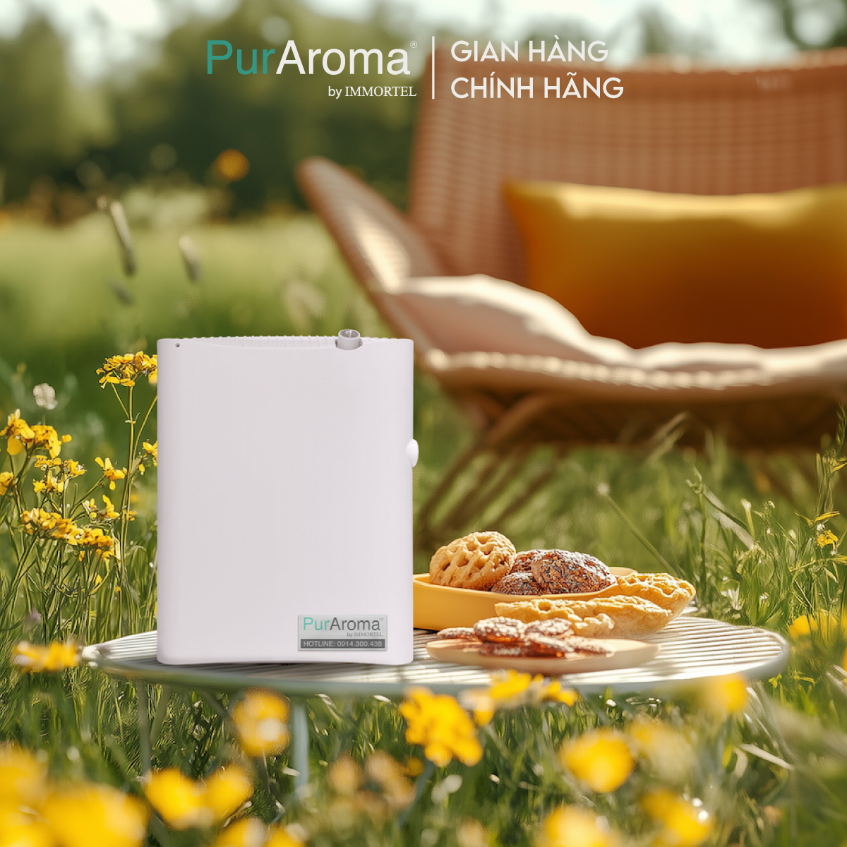 Máy Khuếch Tán Công Nghiệp PurAroma WPA 400GS - Công Nghệ Nano Khuếch Tán Siêu Âm