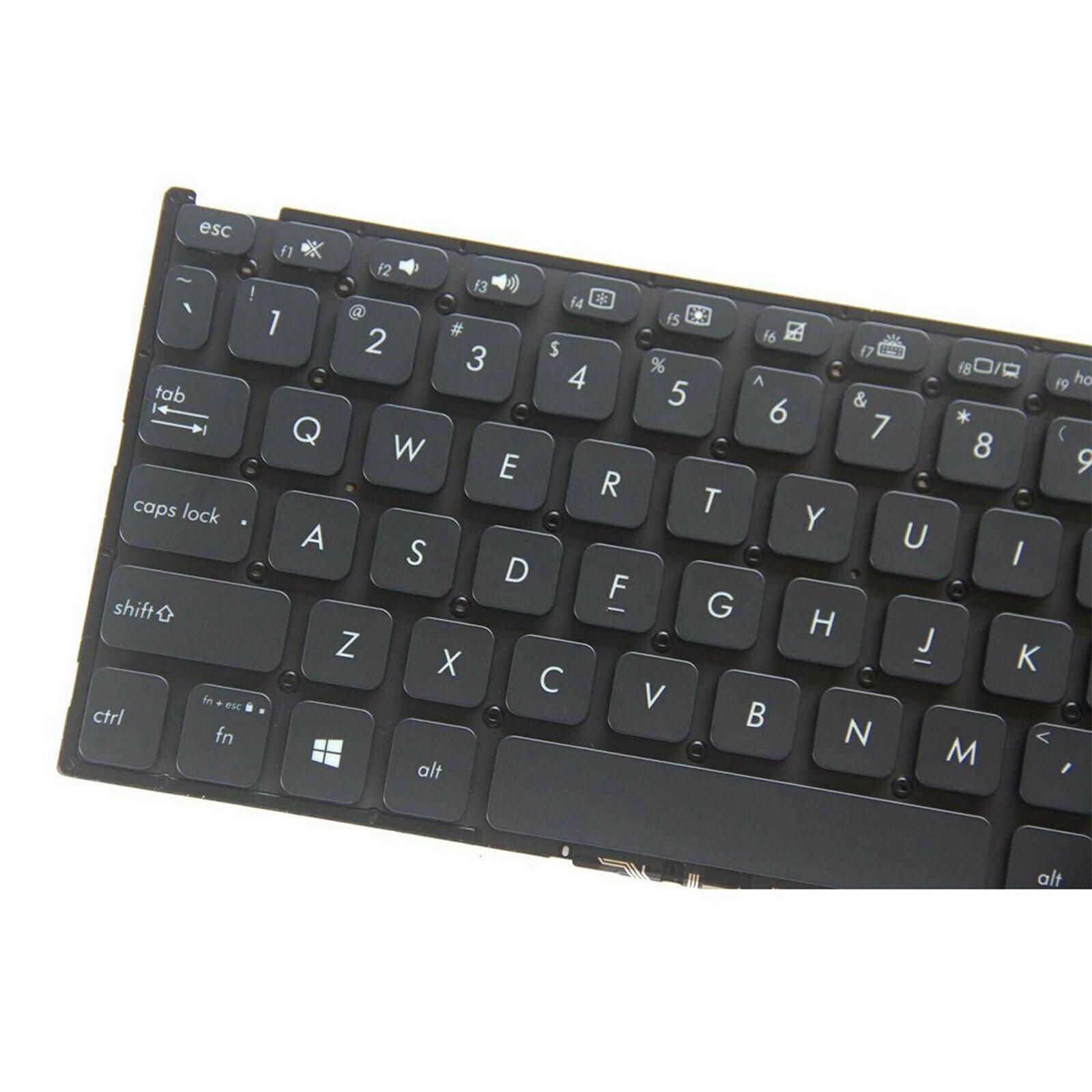 US Layout Backlit Laptop Keyboard for X512 X512FA Durable