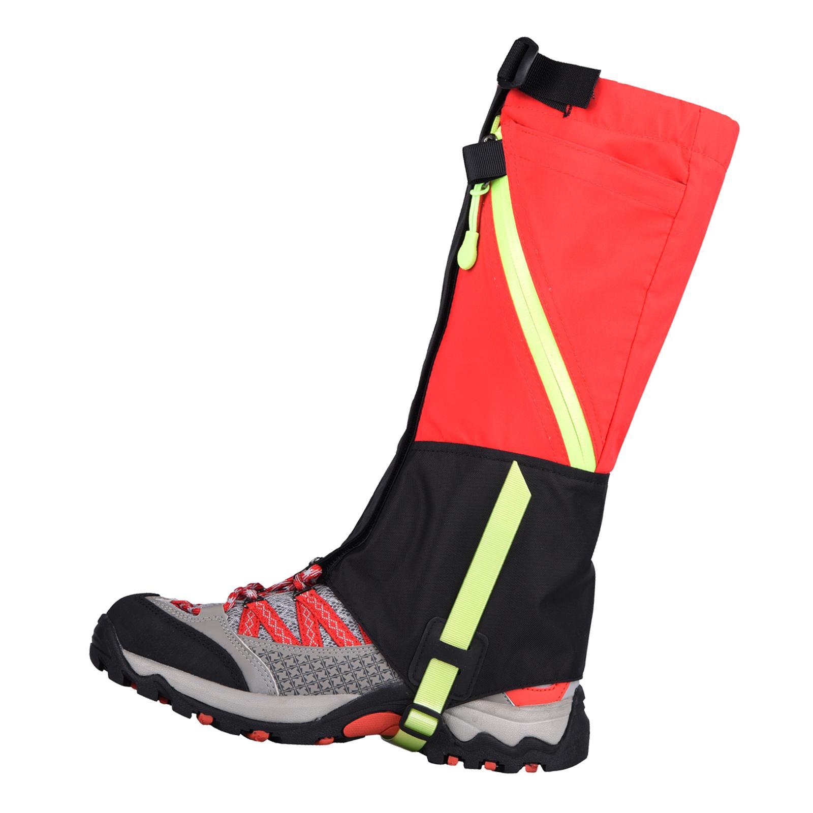 Children Leg Hiking , Shoe Covers Kids Snow Gaiter Waterproof Breathable Leg Protector for Camping, Climbing, Running