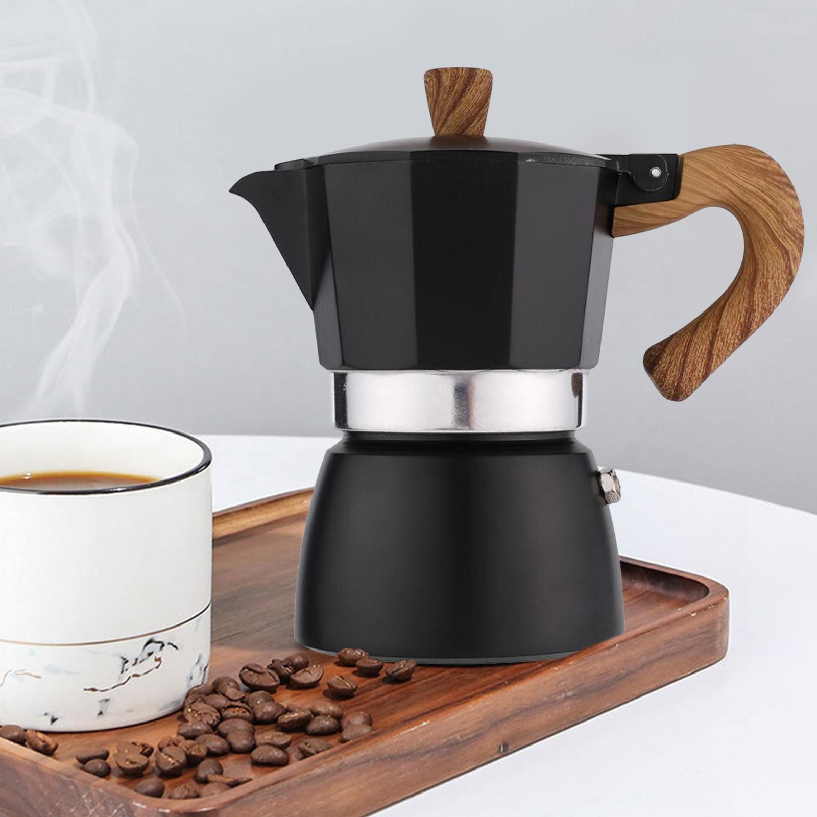 Stovetop Italian Coffee Maker Manual Espresso Cup for Cafe Kitchen Bar