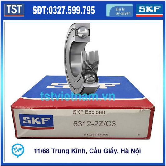 Vòng bi bạc đạn SKF 6312-2Z/C3