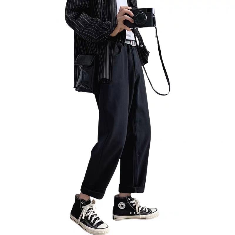 Quần Kaki Ống Rộng Dáng Suông Kaki Nam Nữ Ulzzang