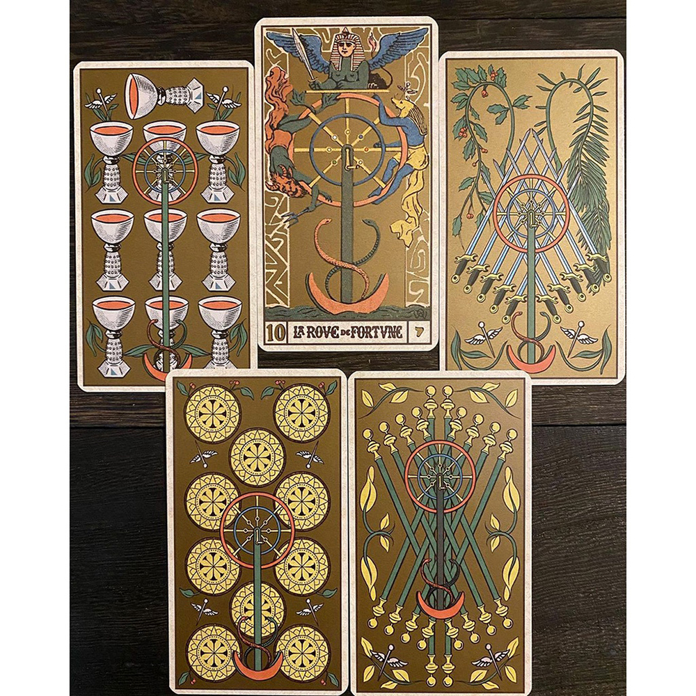 Bộ Bài Symbolic Tarot of Wirth Đá Thanh Tẩy