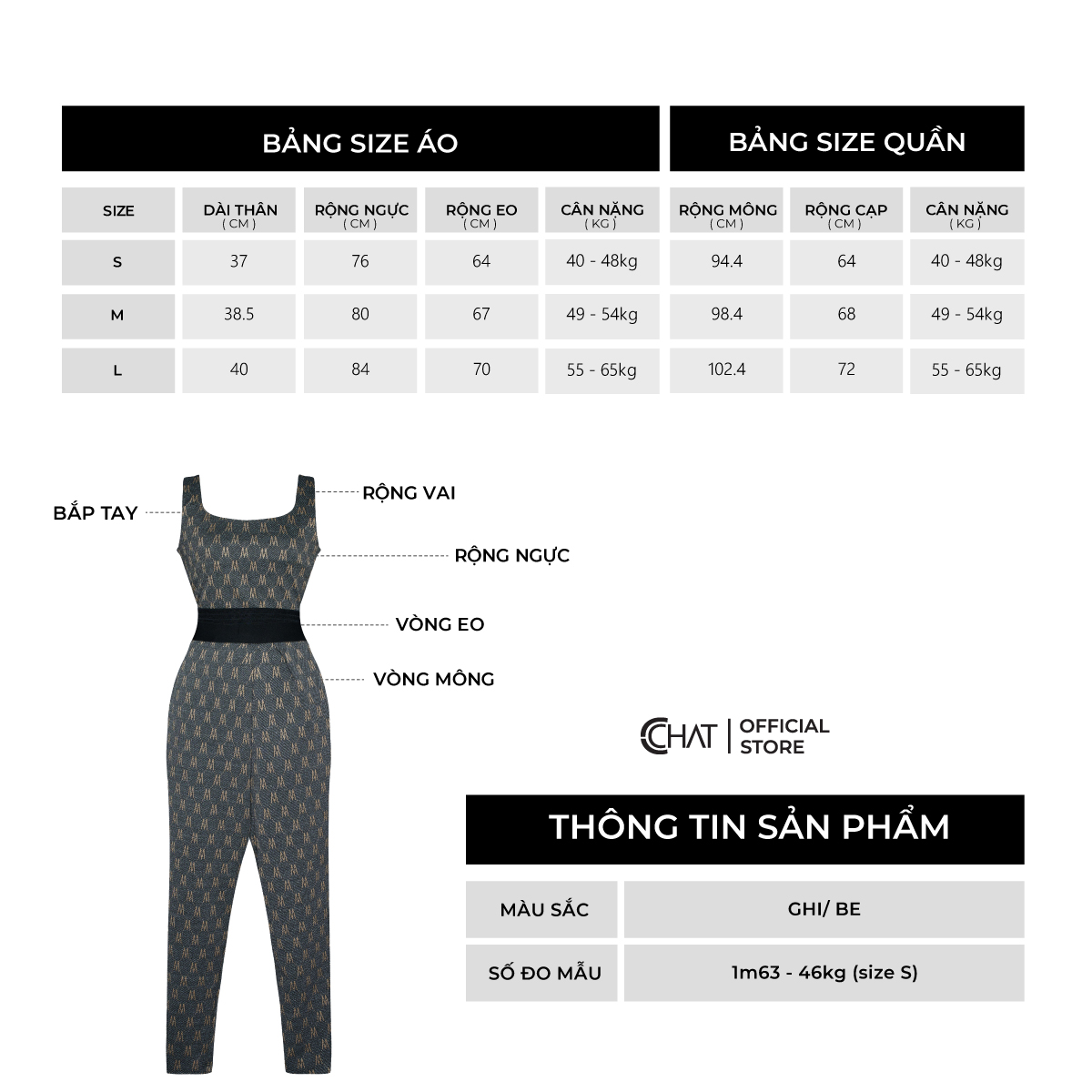 Set Đồ Nữ Áo 3 Lỗ Quần Bom Họa Tiết Chất Thun Co Giãn 4 Chiều 22BAC5001OT