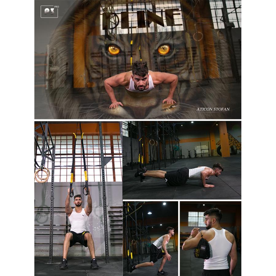 Bộ dây tập kháng lực đa năng P2 tập GYM & YOGA - The TRX PRO cao cấp - POKI