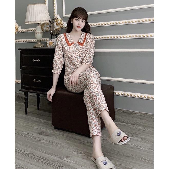 Đồ bộ mặc nhà chất lụa hàn