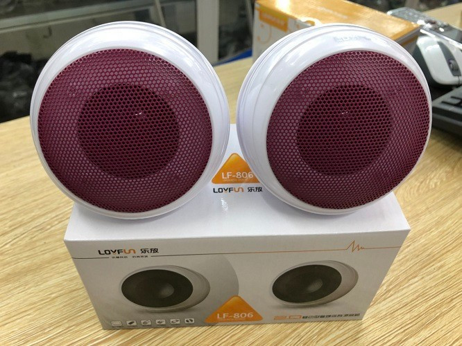 Loa Loyfun LF-806 2.0 - LOA VI TÍNH LOYFUN . Loa Mini 2.0 Loyfun 806 Siêu Nhỏ Gọn Nguồn USB - Hàng Nhập Khẩu
