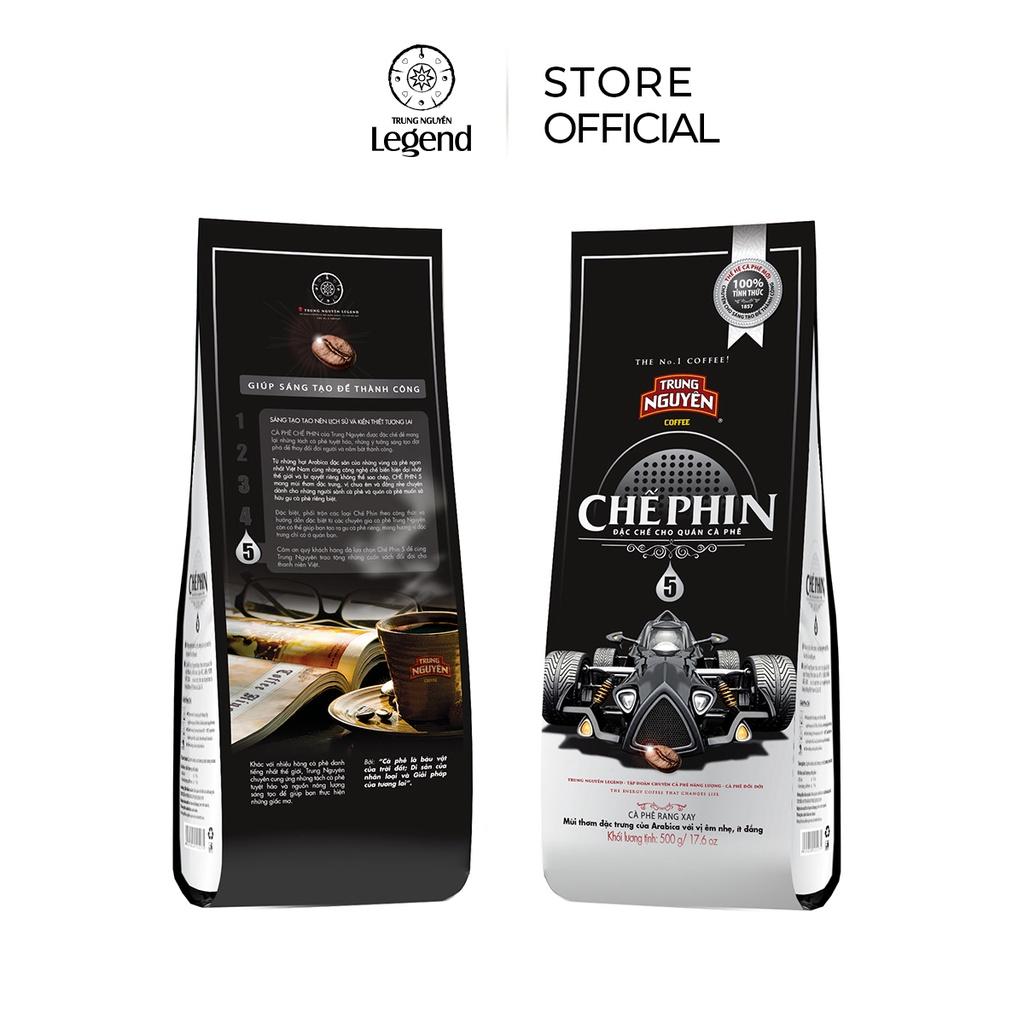 Combo 2 Bịch Cà phê Rang Xay Chế Phin 5 - Trung Nguyên Legend - 500gr - Culi, Arabica