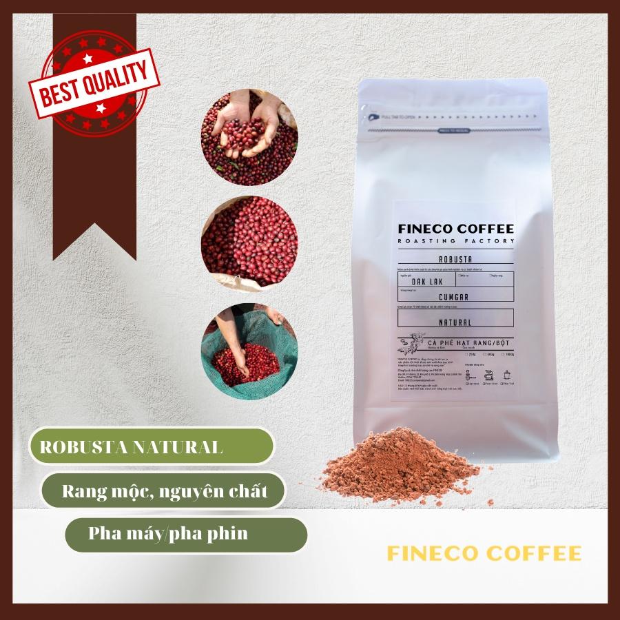 Cà phê Robusta Natural (Chế biến tự nhiên) ĐắkLăk - Vị đậm, mạnh mẽ, lượng caffein cao - Cà phê Pha phin/ Pha máy |250 - 500gr|