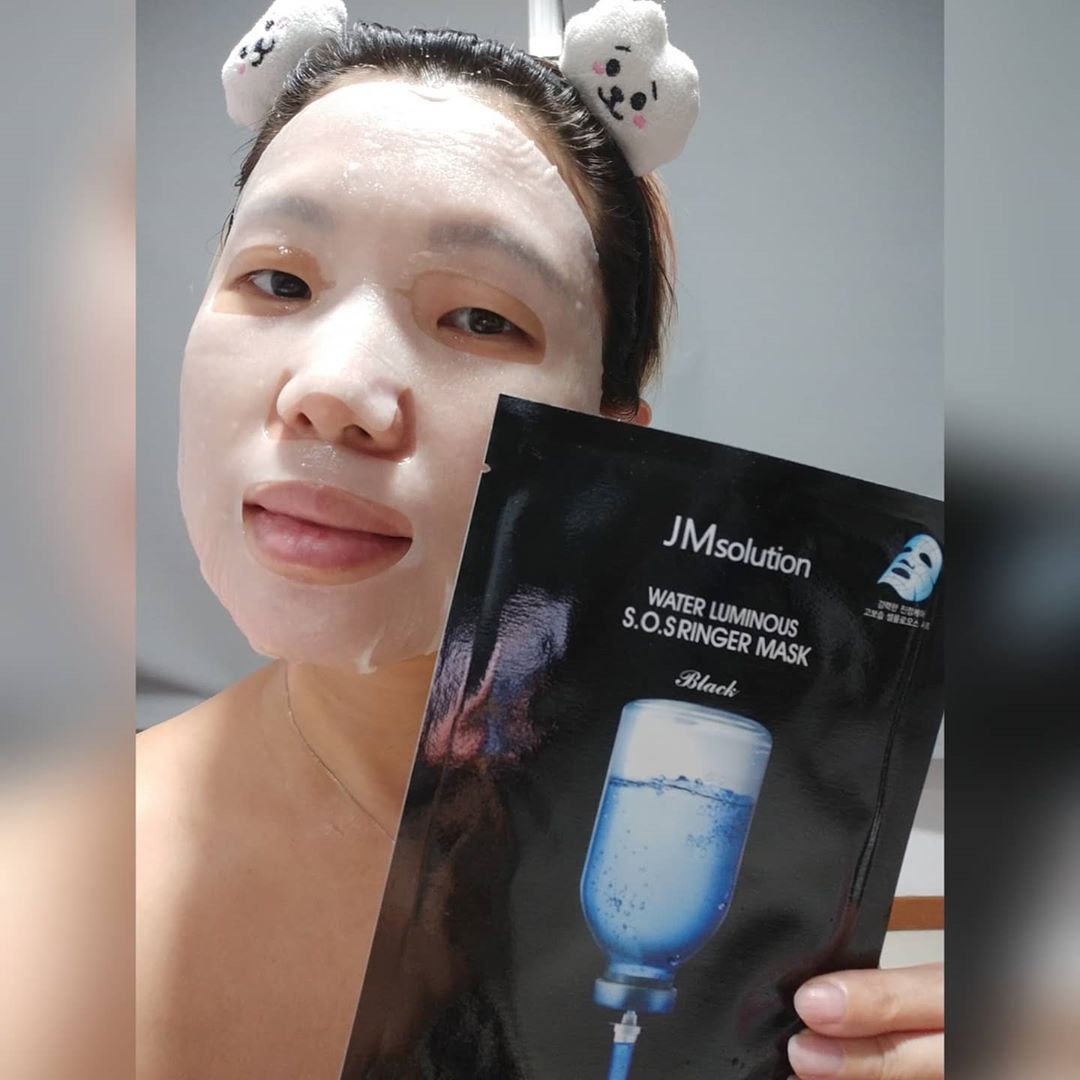 [10 miếng] Mặt Nạ Cấp Ẩm Và Dưỡng Sáng Cho Da JMsolution Water Luminous S.O.S Ringer Mask 35ml x 10