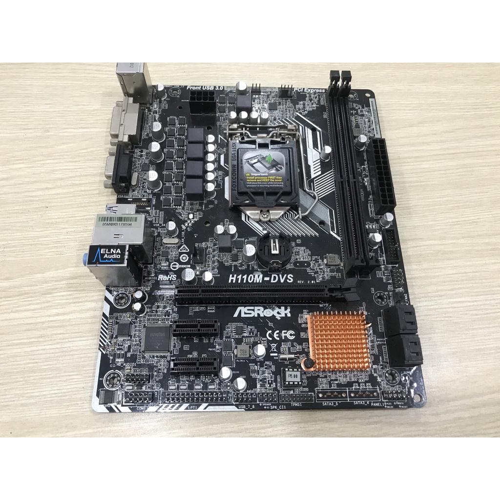 Mainboard ASRock H110M-DVS R2.0 - Hàng Chính Hãng - KTC Shop