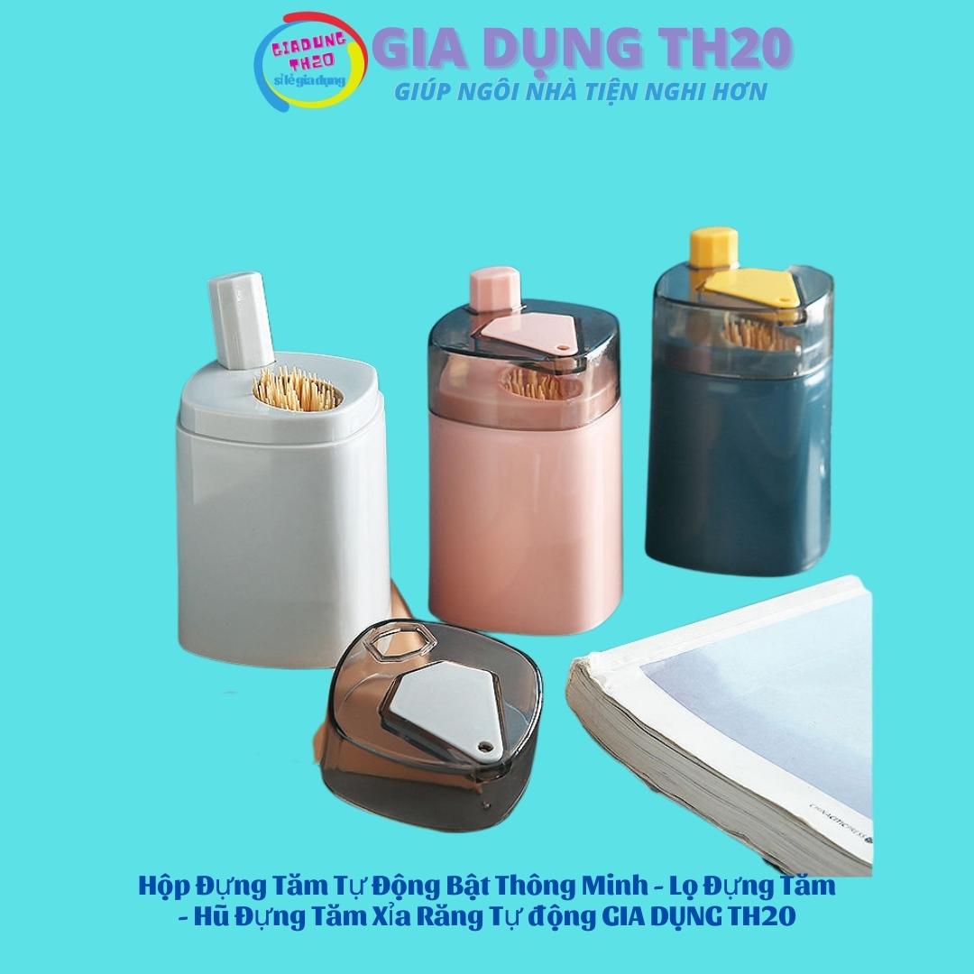 Hộp Đựng Tăm Tự Động Bật Thông Minh , Lọ Đựng Tăm - Hũ Đựng Tăm Xỉa Răng Tự động