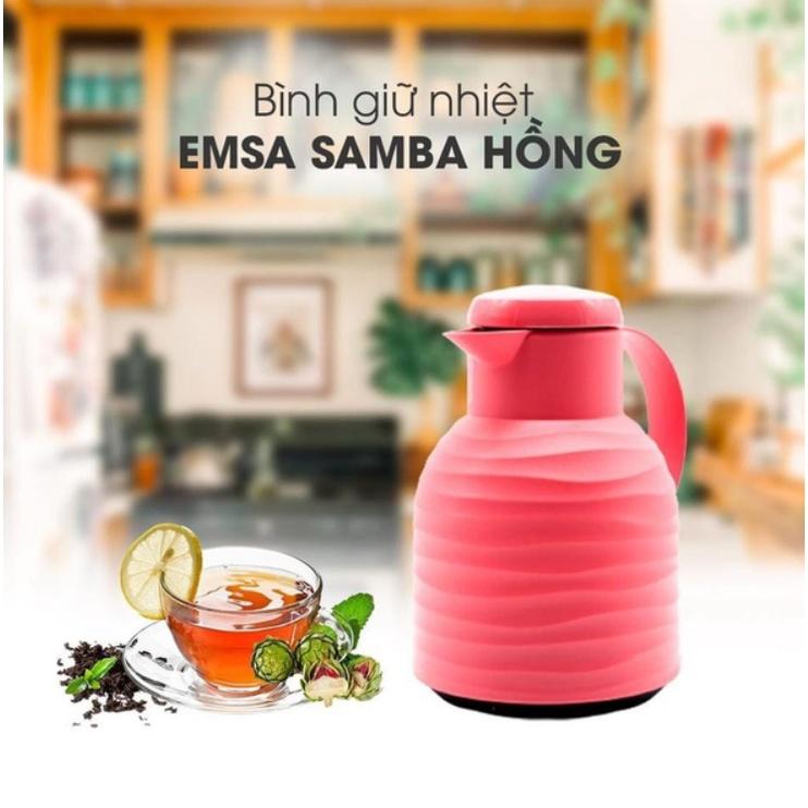 Bình Giữ Nhiệt EMSA SAMBA 1L, Giữ Nóng Và Giữ Lạnh (Made in Germany), An Toàn Cho Sức Khỏe, BH 12 Tháng